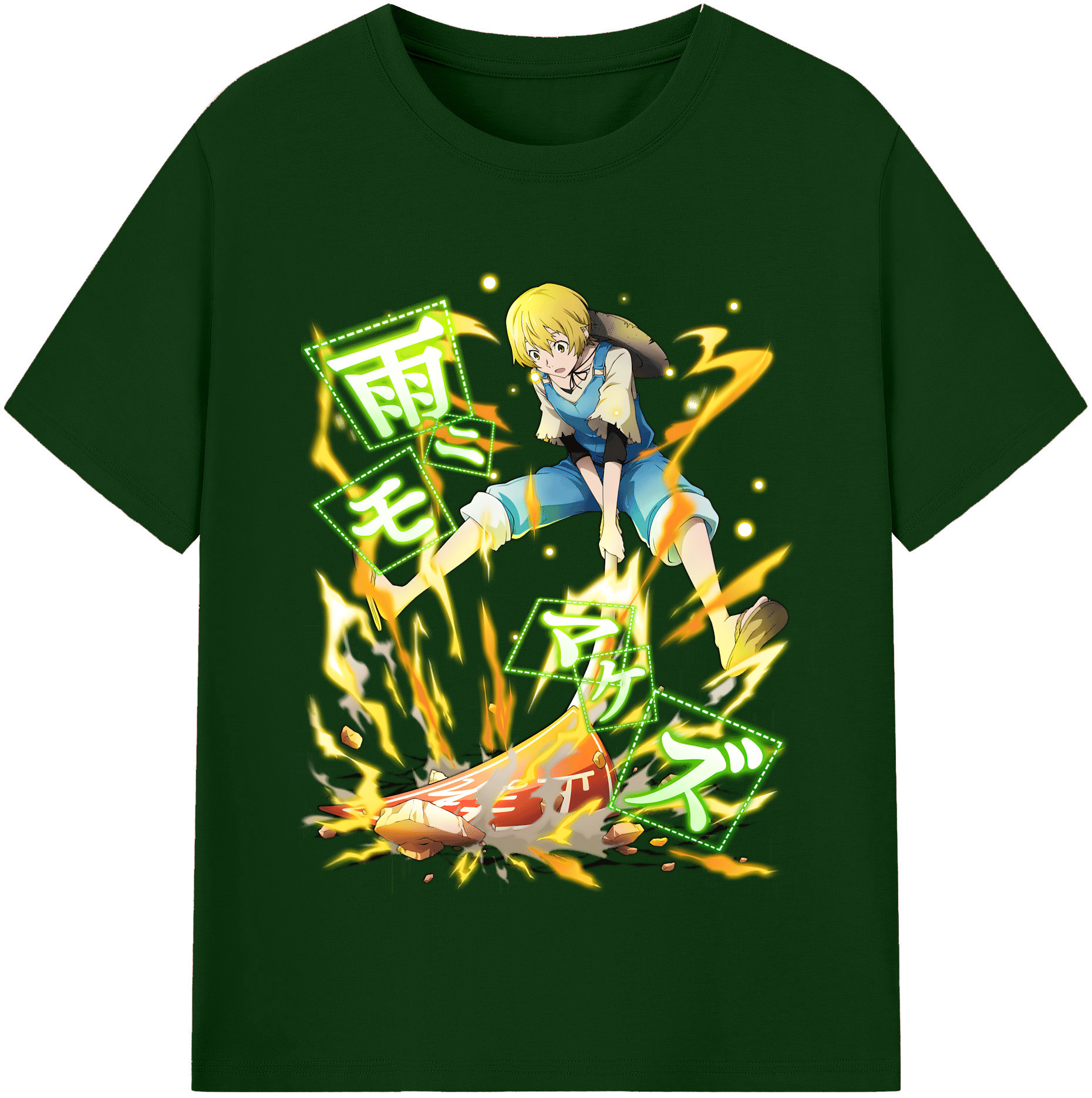 （画像用） 文豪ストレイドッグス Bungo Stray Dogs 綿100％半袖Tシャツ（フロントプリント）